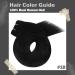 Moresoo 18 Inch Jet Black Human Hair Weft Extensions - Double Weft Sew-in Hair Extensions - 100g/Pack #1B - Pack of 1 - Buy Online on GoSupps.com