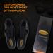 Happy Feet Arch Support Insoles - Shock Absorbing Orthotics for Plantar Fasciitis Relief | High Arch Anti-Fatigue Insoles for Men & Women - Trim to Fit - Buy Online on GoSupps.com