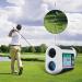 Rumia Golf Rangefinder 1200 Yards | 6X Magnification & LCD Touch Screen | for Golfing/Hunting | Voice Feature & USB Charging | Black&White - Buy Online on GoSupps.com