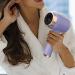Generic Portable Hair Dryer Hair Blower Professional Setting 3 Speeds Small Cordless Charging Hair Dryer Blow Dryer purple - Buy Online on GoSupps.com
