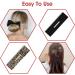 Mabor 3Pcs Bun Hair Maker French Deft Bun Hair Twister Hair Donut Heatless Lazy Hair Curler Hair Twist Bun Maker Flexible Reusable Hair Styling Accessories for Women Girls - Buy Online on GoSupps.com