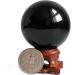 Mina Heal Black Obsidian Crystal Balls - Feng Shui Meditation Healing & Home Decor | 50mm Magical Sphere - Buy Online on GoSupps.com