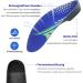 Buy 3/4 Orthopedic Insoles for Plantar Fasciitis - High Foot Vault Shoe Inserts for Flat Feet & Heel Pain Relief - Men & Women Sizes M (38-42 EU) - Buy Online on GoSupps.com