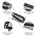 10 Teeth Wig Clips - 100-Pack Black Snap Comb Clips for Hair Extensions | Stainless Steel DIY Hair Accessories - Buy Online on GoSupps.com