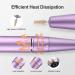 Portable Rechargeable Nail Drill Kit - 30000 RPM Cordless Efile Machine Set for Acrylic Nails Manicure Pedicure - Purple - Buy Online on GoSupps.com