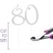80 Cake Topper for 80th Birthday - Rhinestone Number Party Supplies & Decoration Ideas (Silver) - Buy Online on GoSupps.com