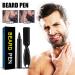 Beard marker for men beard marker refill for men beard mascara for beard mustache and eyebrows beard coloring for men fill shape and define your beard Tsuchiya dark brown + brush - Buy Online on GoSupps.com
