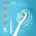 KHS Sonic Electric Toothbrush for Adults - 5 Modes, 4 Brush Heads, Rechargeable & Timer - White - Buy Online on GoSupps.com
