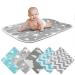 Breathable Baby Diaper Pad & Wrap | Washable Reusable Ceiling Pad for Infants & Toddlers - 50x70 cm (Star Gray) - Buy Online on GoSupps.com