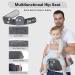 YSSKTC 6-in-1 Ergonomic Baby Carrier with Hip Seat - All Seasons Baby Holder for Newborn to Toddler - Essential for Hiking, Shopping, Traveling - Grey - Buy Online on GoSupps.com
