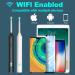 Fenxyo Wireless Ear Wax Removal Kit with Camera - 8MP HD Otoscope, IP67 Waterproof, Wifi Ear Pick/Cleaning Tool for iPhone, iPad & Android - Black - Buy Online on GoSupps.com
