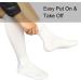 MOLAX Extra Width Diabetic Socks for Lymphedema and Bariatric Swollen Feet - 2 Pairs White Knee-High Socks - Buy Online on GoSupps.com