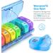 ZIKEE Weekly Pill Organizer - 2 Times a Day AM PM Pill Box with 7 Detachable Cases - Blue - Buy Online on GoSupps.com