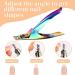 Professional Acrylic False Nail Clippers with Magnets | Nail Tip Cutter & Length Measurement Tool for Salon & Home | Perfect Gift for Nail Art Lovers (Chameleon Color - Buy Online on GoSupps.com