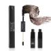 VOLLUCK Retouche Racines Cheveux Mascara Cheveux Blanc 2-en-1 Double Embout Couvre Instantan ment les Cheveux Gris Effet Naturel 7 ML (Marron Moyen 7 ml (Lot de 1)) Marron Moyen 7 ml (Lot de 1)