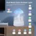 450ml Rain Cloud Humidifier with Night Light & Timer - White | Aromatherapy Diffuser & Desk Fountain with 7 Color Lights - Buy Online on GoSupps.com