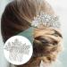 TAIOSNADJ Crystal Bridal Hair Comb Handmade Hair Accessories Wedding Rhinestone Hair Side Comb for Bride Wedding Prom Flower Girl Headpieces - Buy Online on GoSupps.com