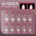 Venares Short Gel Nail Tips - 120 Premium Coffin Tips Pre-Polished for Easy Application | Complete Gel Nail Set with Glue & Buffers - Buy Online on GoSupps.com