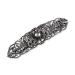 Rivelle ladies traditional hair clip 6.8 cm hair accessory vintage wedding metal silver