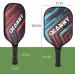 OLANNY Graphite Pickleball Paddles 4 Pack - Premium Rackets Fiber Face & Polymer Core Set with Balls, Grips, and Bag - Buy Online on GoSupps.com