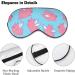 Blue Sky Flying Piggy Sleep Mask Adjustable Strap, Light Blocking Blindfold for Night Travel and Nap | Men and Women - Buy Online on GoSupps.com