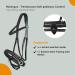 Buy Marengos Soft Bitless Leather Bridle for Ponies | Anatomical Design & Stainless Steel Fittings | Premium Horse Accessories in Black - International Shipping Available - Buy Online on GoSupps.com