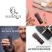 marQus 3-Piece Travel Manicure Set - Solingen Nail Care Kit with Nail Scissors File & Brown Carrying Case - Perfect for On-the-Go Grooming - Buy Online on GoSupps.com