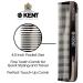 Kent Handmade Pocket Comb - Fine Tooth Hair Straightener for Men, Women, and Kids - Ideal for Grooming Hair, Beard, Mustache - Saw Cut, Hand Polished - Made in England - 1 Pack (B-Graphite) - Buy Online on GoSupps.com