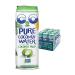 C2O Pure Coconut Water with Pulp | Plant Based | Non-GMO | No Added Sugar | Essential Electrolytes | 17.5 FL OZ (Pack of 12) Standard Packaging