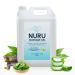 Gel de massage Nuru 5000ml | Formul avec des algues naturelles du th vert de l'extrait de r glisse de la vitamine B5 et de l'aloe vera biologique | base d'eau | Sans parab ne ni glyc rine Shinke - (5 000 ml)
