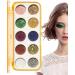 Makeup Palettes - 10 Shades Eye Shadow Pallets for Women | Matte Shimmer Eyeshadow Pallet Long Lasting Make up Eye Shadows Cosmetics Kit for Women Proidl 01# Glitter Plate - Buy Online on GoSupps.com