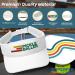 Super Fly Goods Retro Pickleball Visor - Adjustable Unisex White Visor for Pickleball Enthusiasts - Buy Online on GoSupps.com