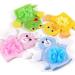 Kids Bath Loofah Sponge Set - Non-toxic, Skin-friendly Terry Cloth Bath Mitts (Cartoon Rabbit/Duck/Bear) - Pack of 3 - Buy Online on GoSupps.com