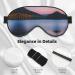 SSIMOO Lake Under Sunset Print Eye Mask | Double-Sided Soft & Light Blocking for Better Sleep Quality - Buy Online on GoSupps.com