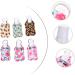 6 Sets Hand Bottle Set Shampoo Travel Container Keyring with Refillable Bottle Travel Bottle Empty Dispenser Travel Small Bottle Assorted colours 12X6cm - Buy Online on GoSupps.com