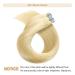 Yilite Tape Extensions Real Hair - Bleichblond 60cm 20 Pieces/Pack 50g Invisible Skin Weft Tape In Extensions (#613) - Buy Online on GoSupps.com