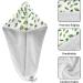 Little Green Leaf Hair Towel 2 Pack | Super Absorbent Quick Dry Hair Turbans | Perfect for Women & Girls - Buy Online on GoSupps.com