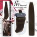 Moresoo Invisible Tape Extensions - Real Hair 60cm | Dark Brown #4 Tape In Hair Extensions - 20 Pieces/50g Remy Real Hair - Buy Online on GoSupps.com