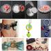 Flat Decorative Bottle Caps for Hair Bows & DIY Crafts - White 100pcs - Buy Online on GoSupps.com