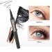 AZLESLONG 4D Silk Fiber Lash Mascara & Eyeliner Set for Waterproof Lengthening and Thickening Eyelashes - Smudge-Proof Eye Makeup for Women - Buy Online on GoSupps.com
