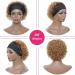 Pixie Cut Curly Bob Headband Wig - Ombre Blonde Human Hair Wig for Black Women - 8 Inch, 150% Density - Buy Online on GoSupps.com