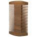 Peigne Moustache Emp che les Dents Arrondies Statiques Prise Confortable Peigne Barbe en Bois Double Face Taille Compacte pour un Usage Quotidien des Hommes