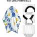 Professional Haircut Cape - Flower Chamomile Blue & White Adjustable Hairdressing Salon Apron - Buy Online on GoSupps.com