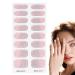 Semi-Cured Nail Wraps Natural Gloss Gel Nail Strips | Adhesive Nail Polish Strips Fingernail Manicure Stickers Salon-Quality Finish Easy Application