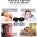 Relax Melodies Blackout Eye Mask 2 Pack - Adjustable 3D Contoured Cotton Sleeping Mask for Men and Women - Ideal for Travel - Purple & Black - Buy Online on GoSupps.com