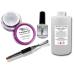 Polyacryl LED UV gel nail starter set 5ml poly acrylic gel clear - 12ml primer - 100ml poly acrylic special cleaner - brush with spatula nail set