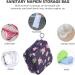 FOMIYES Tampon Bag 2pcs | Portable Sanitary Napkin Storage Bags for Women and Teen Girls - Buy Online on GoSupps.com