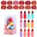 BONNIE CHOICE Mini Pill Capsule Lipstick, Mini Matte Lipstick Set 12PCS Capsule Lipstick, 12 Colors Velvety Waterproof Long Lasting Mini Cute Capsules lipstick Set for Girls Women 12 Colors(Mini Pill)