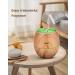 CCKeyin 120ml Portable Essential Oil Diffuser - Ultrasonic Humidifier with 7 Color-Changing LED Lights | Waterless Aromatherapy for Home & Travel - Buy Online on GoSupps.com