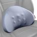 fanelod Car Seat Lumbar Support | Comfortable Driving Back Support - Soft Lumbar Pillow for Lower Back Discomfort Relief Car Back Cushion for Driving Ergonomic Lumbar Support for Car Blue